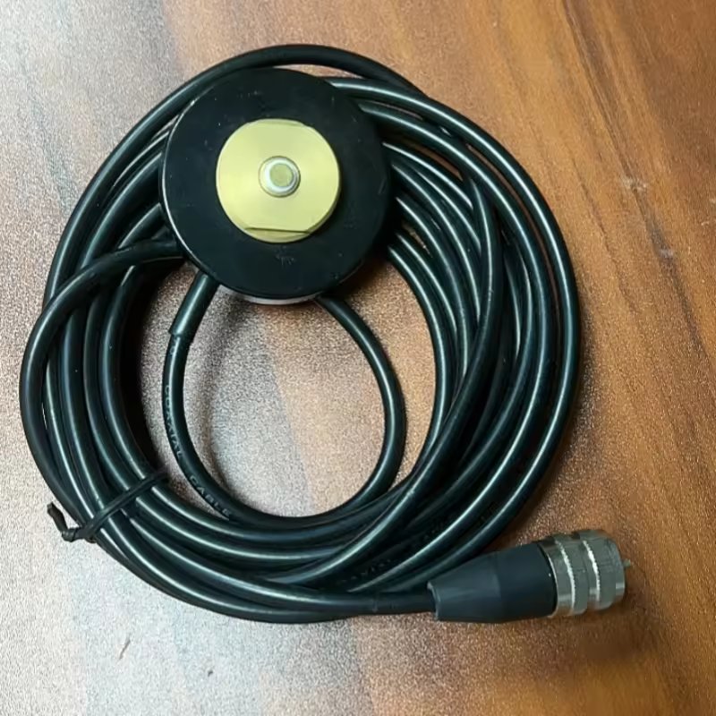 55mm Diameter NMO Magnetic Base Mount 4m RG58 Cable Mobile Antenna Magnet Mount for for Car Truck Amateur Radio